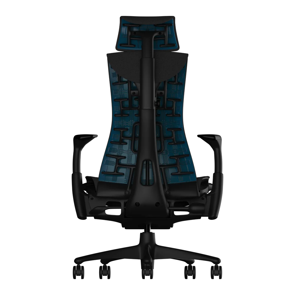 Atlas-hoofdsteun voor Herman Miller Embody (zwart-cyaan gaming)