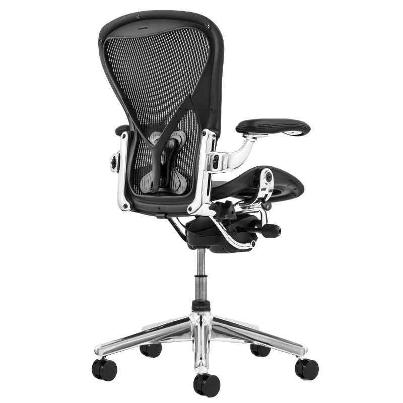 Gereviseerde Herman Miller Aeron-stoel Classic (gepolijst)